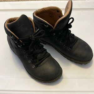 Birkenstock black lace up boots